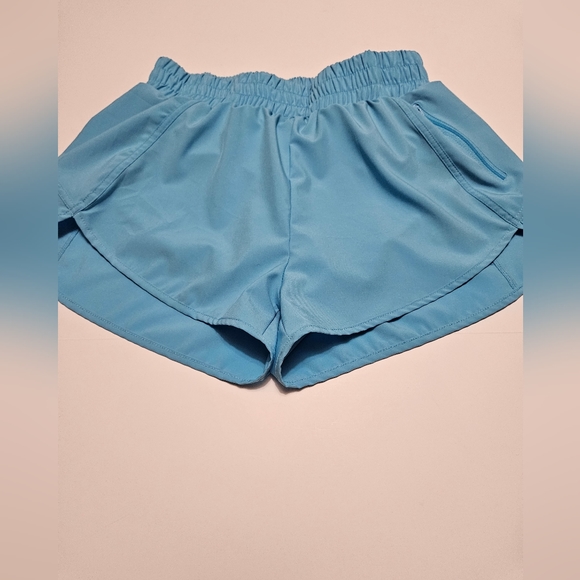 BMJL Women's High Waist Running Shorts W/zip Pocket Size M #W-303 - Picture 4 of 10